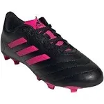 Adidas Youth Goletto VIII FG Soccer Cleats, Black/Pink / 10.5K