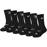 Nike 3BRAND by Russell Wilson Boys Crew Socks - 6 Pack - Size Medium