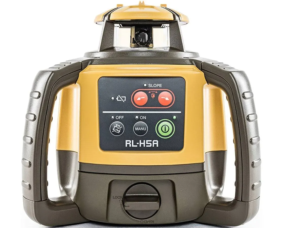 Topcon RL-H5A Horizontal Self-Leveling Rotary Laser w/ LS-100D Receiver ...