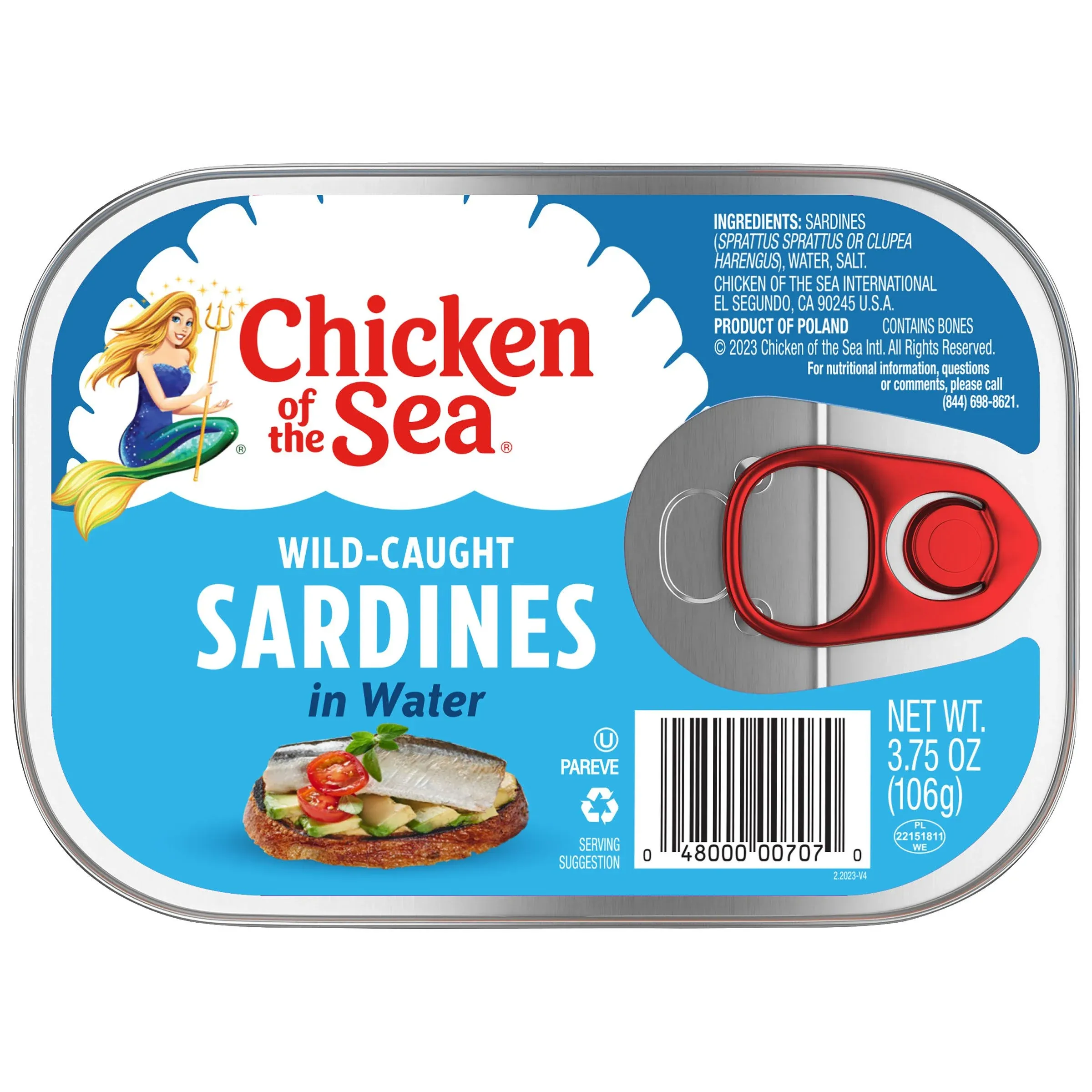 Chicken of the Sea Sardines in Water