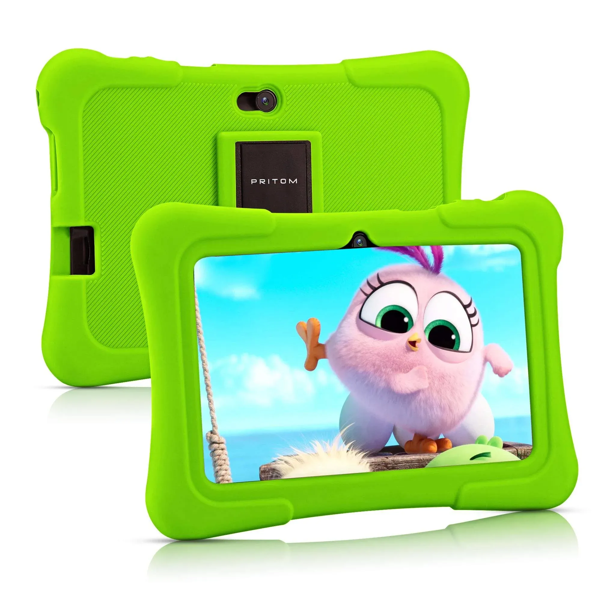 Pritom 7 Inch Kids Tablet Quad Core Android 10.0, 32GB ROM WiFi,Bluetooth,Dual ...