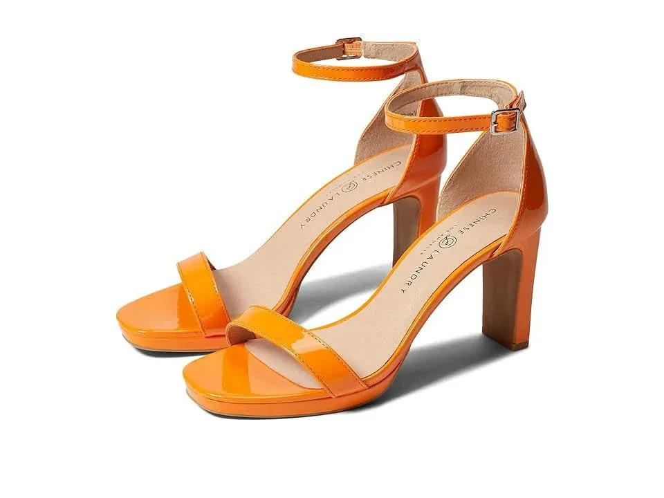 Chinese Laundry Women's Tinie in Orange, 7.5 US