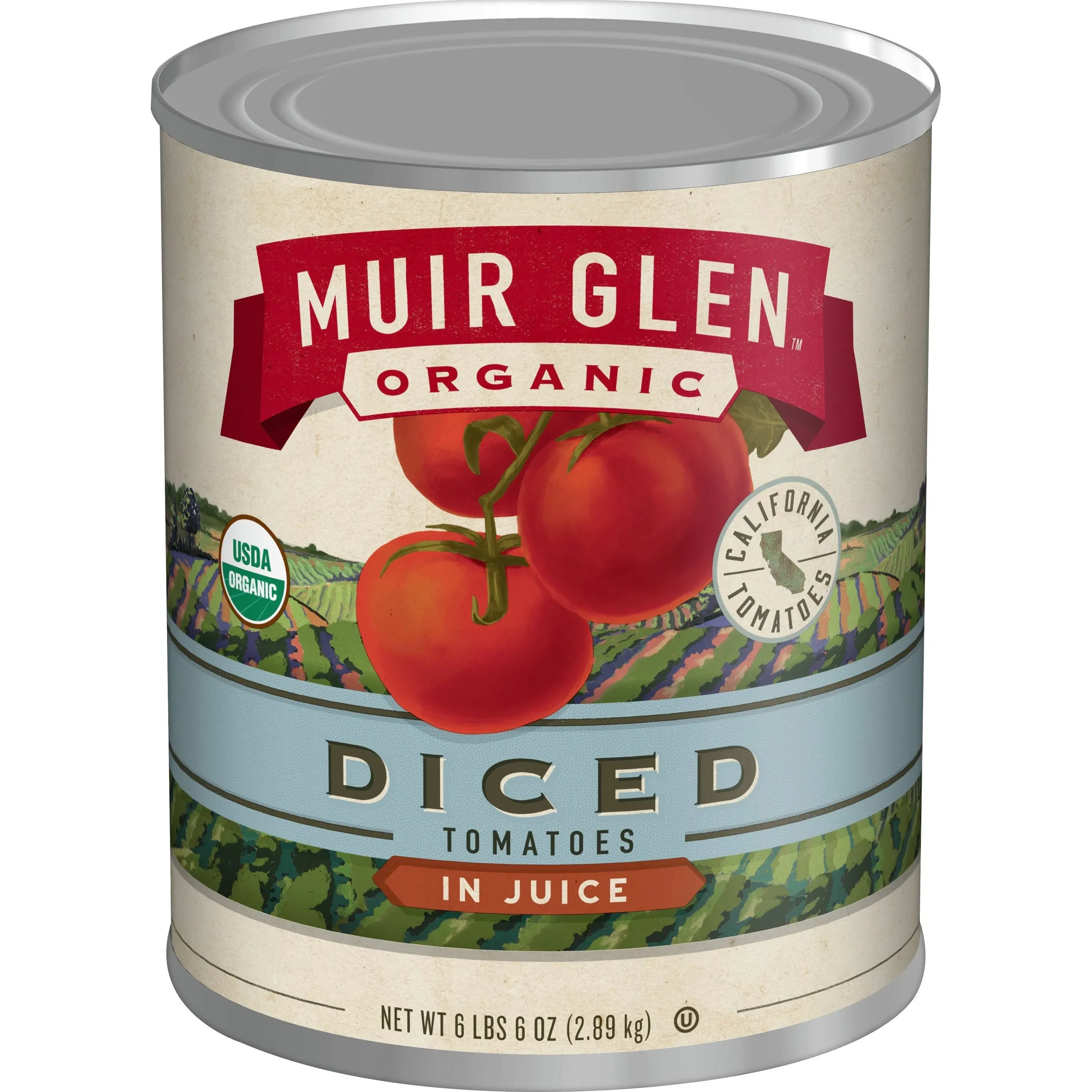 Muir Glen Organic Diced Tomatoes, 102 Ounces, 6 per Case, Price/Pack