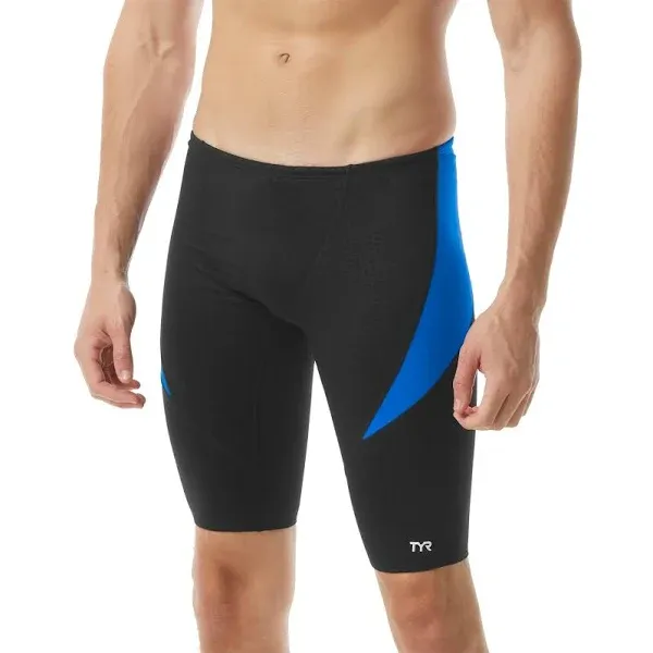 TYR Men's Durafast Elite Hexa Curve Splice Jammer Swimsuit