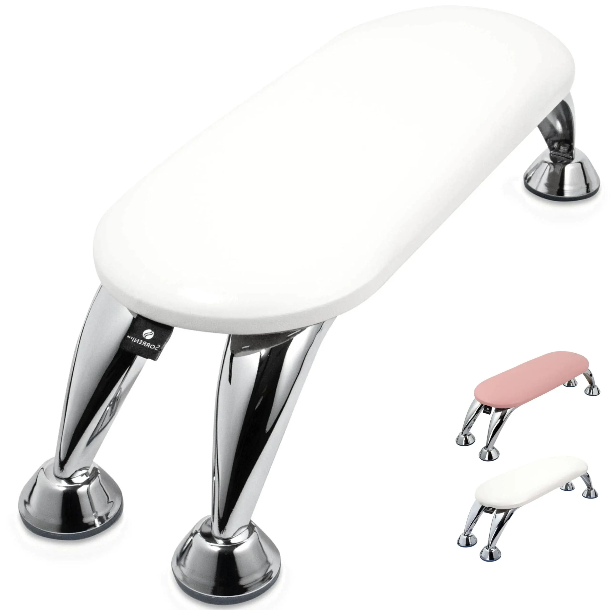 Arm Rest for Nails Tech - Nail Arm Rest, Manicure Hand Rest, Hand Rest for Nails Tech, Nail Arm Rest for Nail Tech, Nail Hand Rest Stand, Nail Stuff for Nail Techs, Reposabrazos Para Manicura(White)