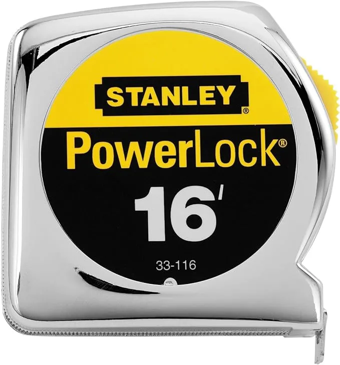 Stanley Powerlock Measuring Tape, 16'