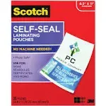 3M LS85425G Self-Sealing Laminating Sheets 9.6 mils 8-1/2 x 11 25/Pk