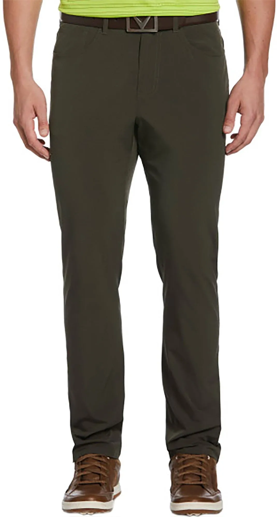 Callaway Men’s EverPlay 5-Pocket Golf Pants with Comfort Waistband, Stretch Non-Iron Fabric, Moisture-Wicking, Tapered Fit