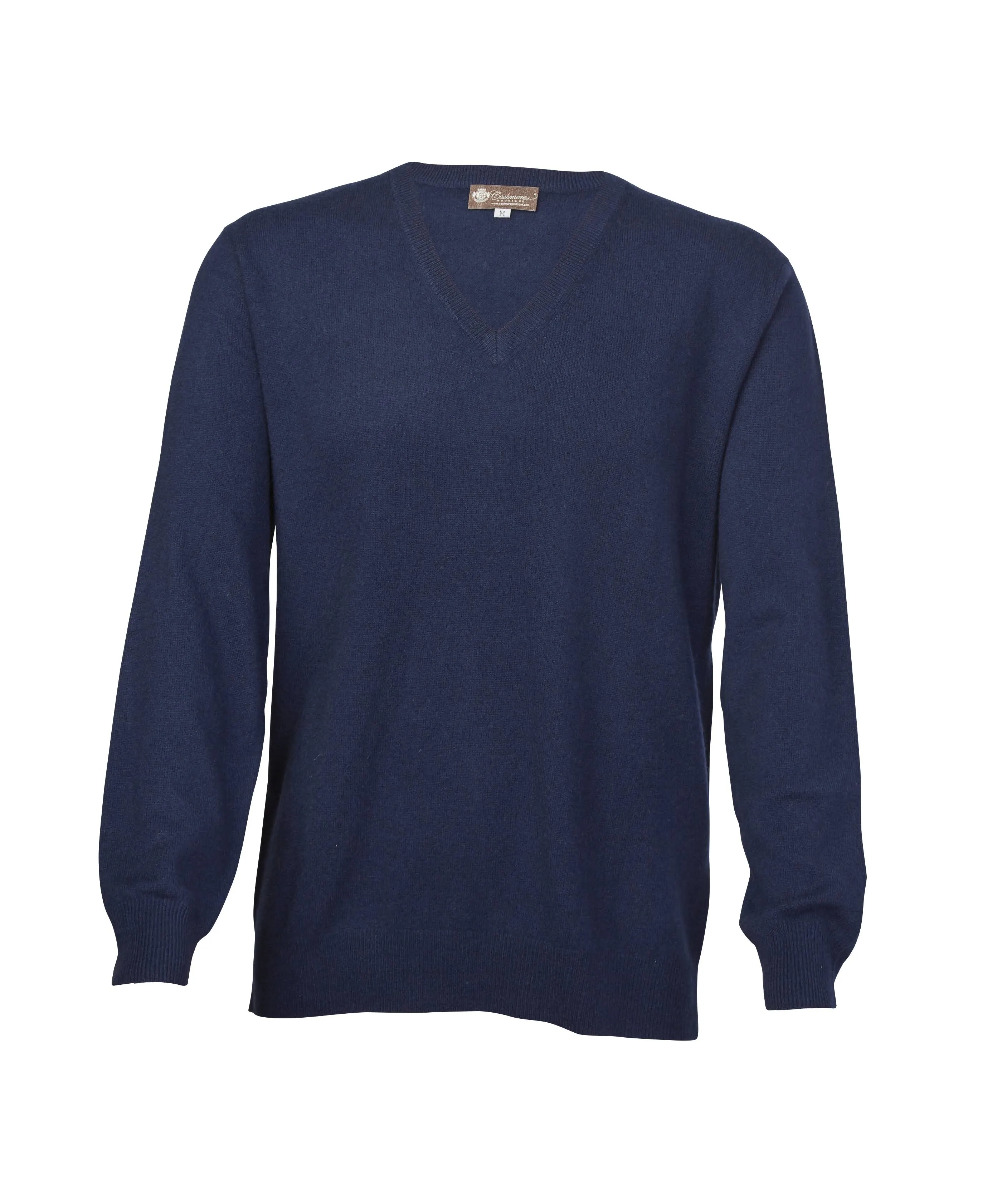 Cashmere Boutique Men's 100% Pure Cashmere V-Neck Sweater