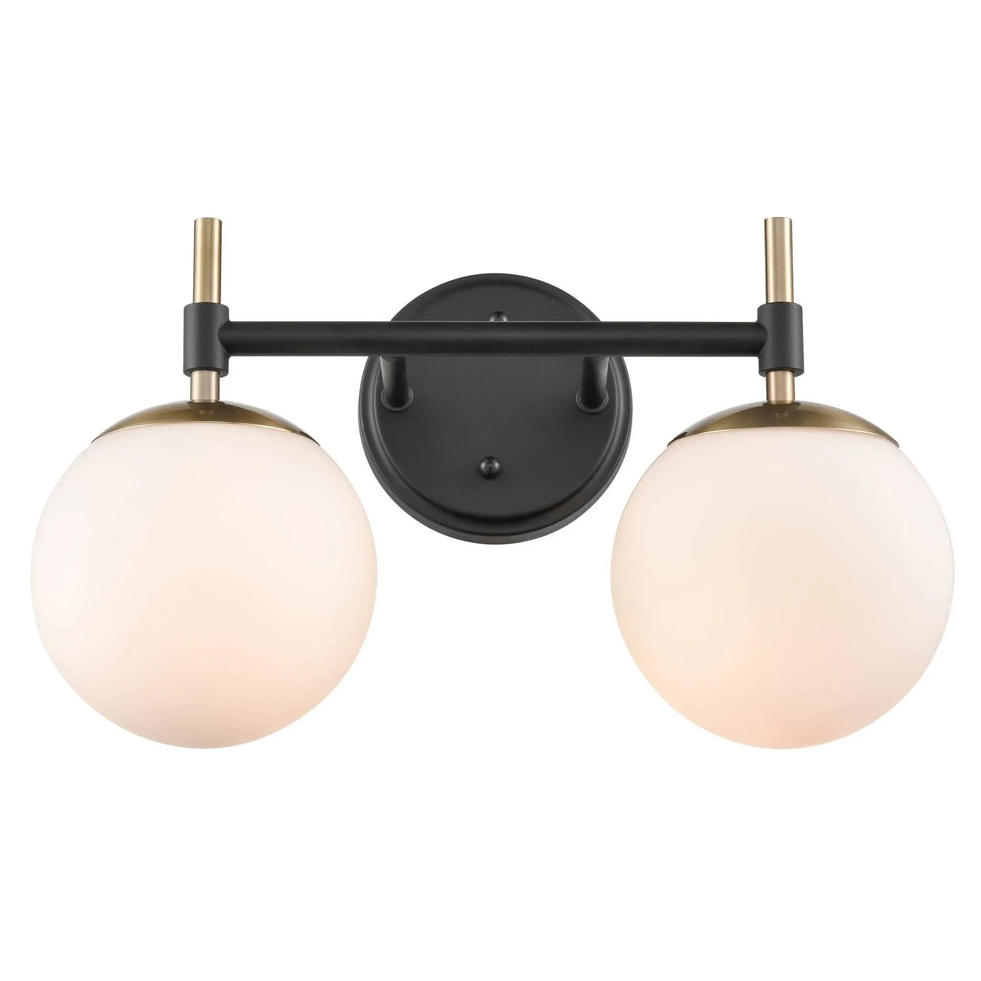 Millennium Lighting Vanity, Matte Black/Modern Gold (30302-MB/MG)