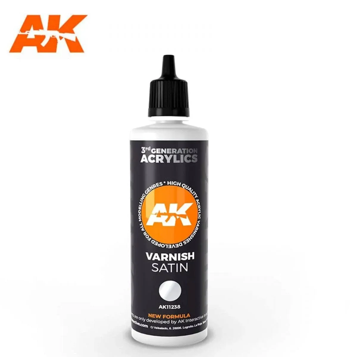 AK Interactive 11237 Matt 3G Acrylic Varnish 100ml Bottle - Black Forest® Hobby Supply Co