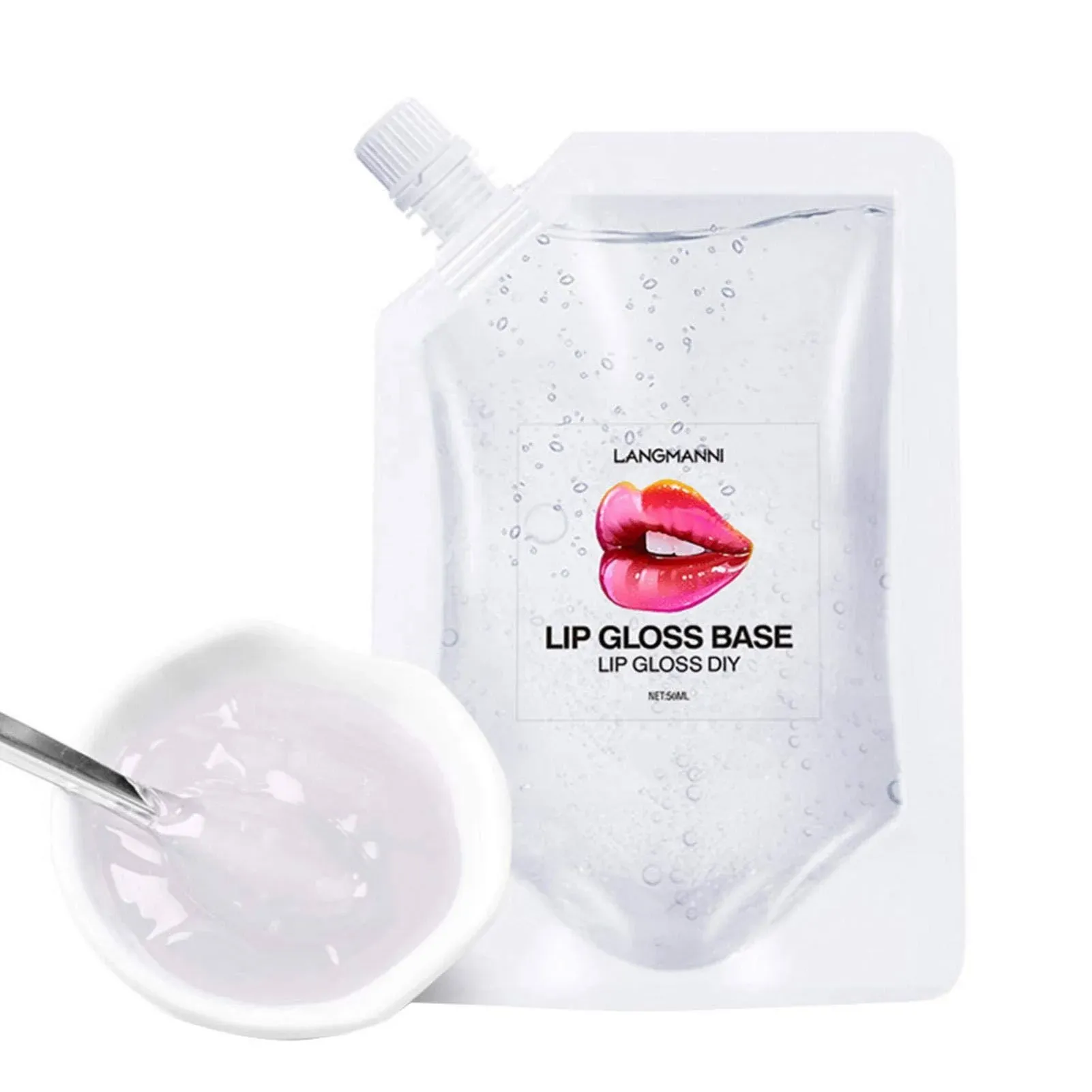 DIY Clear Lip Gloss Base Oil Non-Stick Moisturizing Lipstick Material Gel 200ML