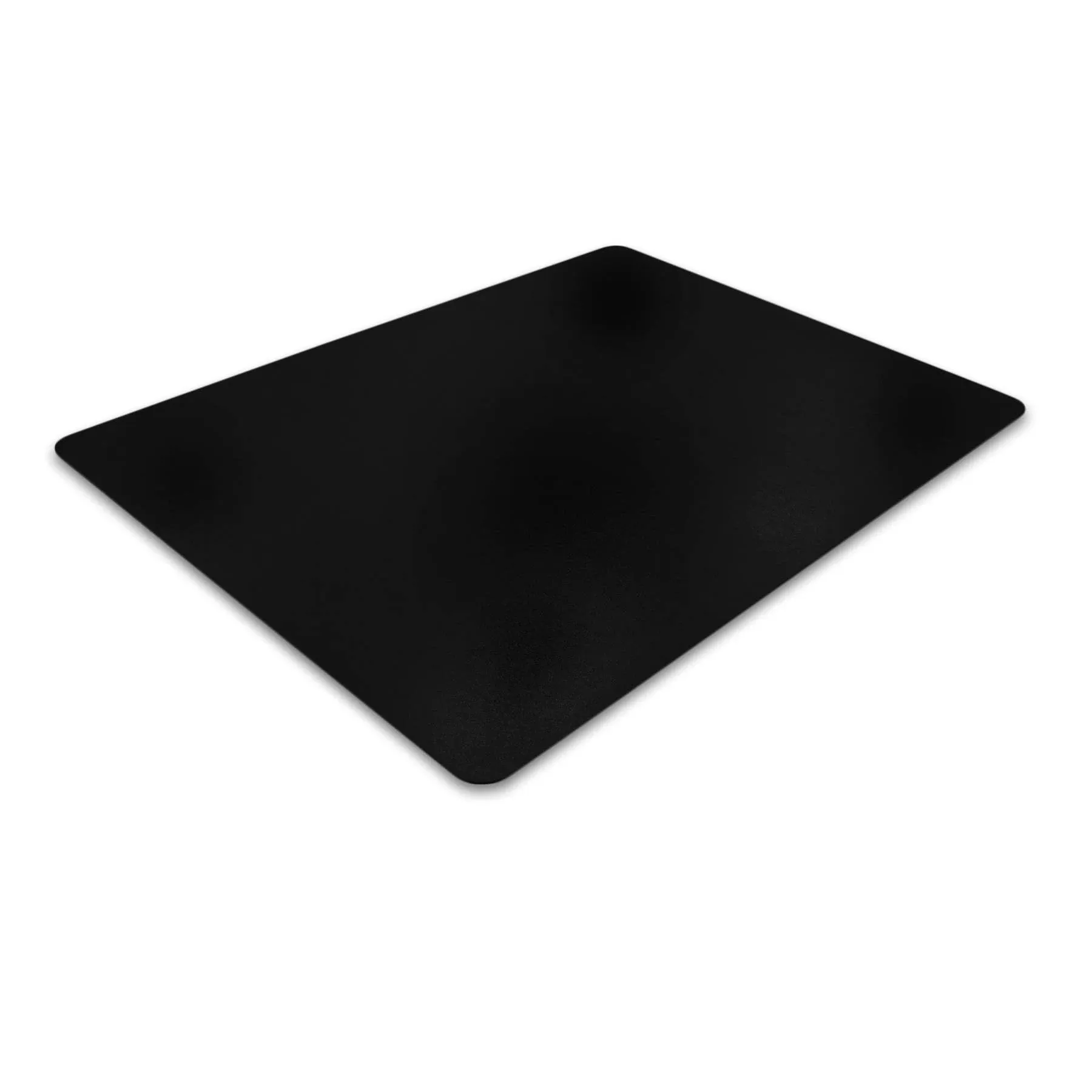 Advantagemat Black Vinyl Rectangular Chair Mat for Hard Floor - 48&#034; x 60&#034;