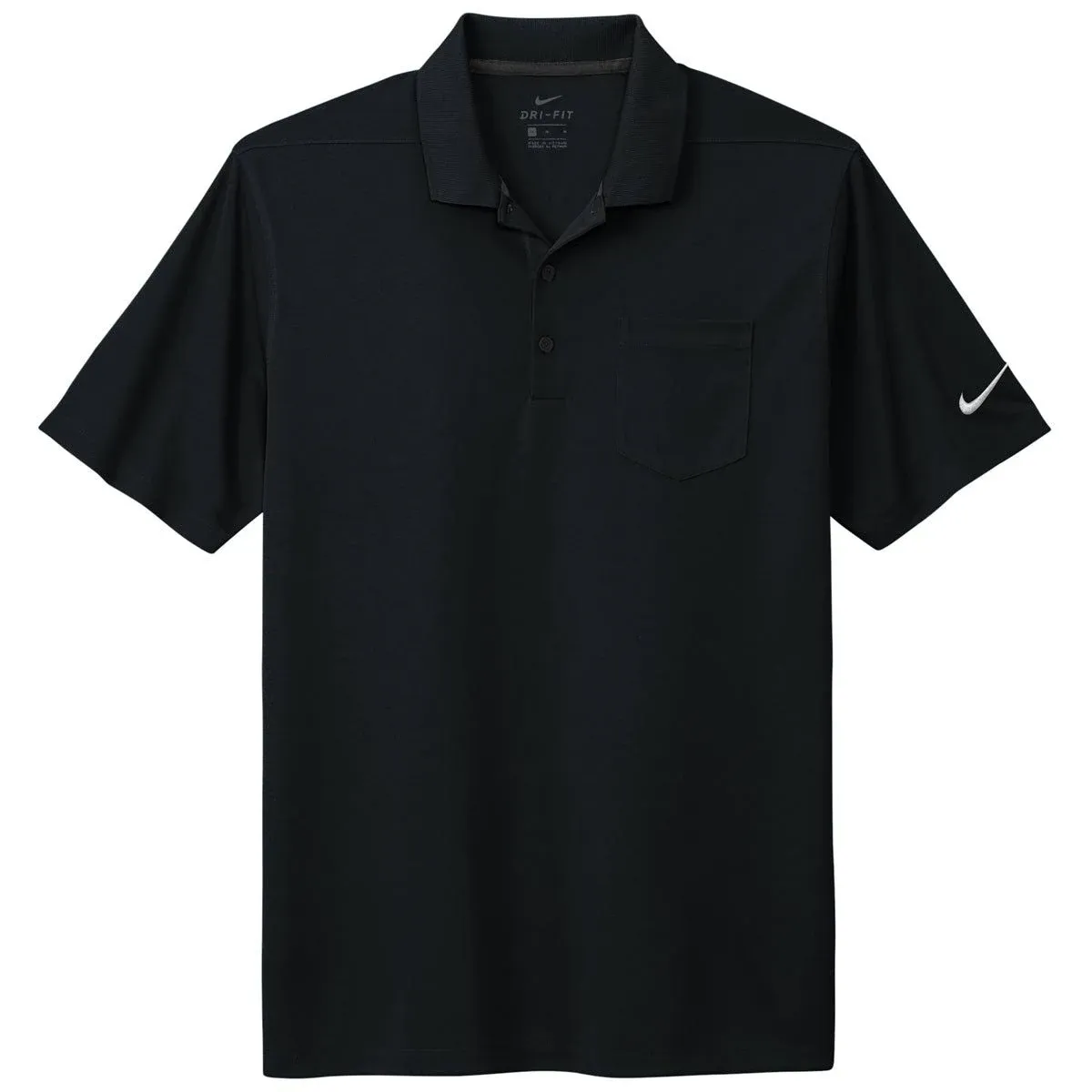 MEDIAN  Nike Mens Dri-FIT Micro Pique 2.0 Pocket Polo Golf Shirt - New