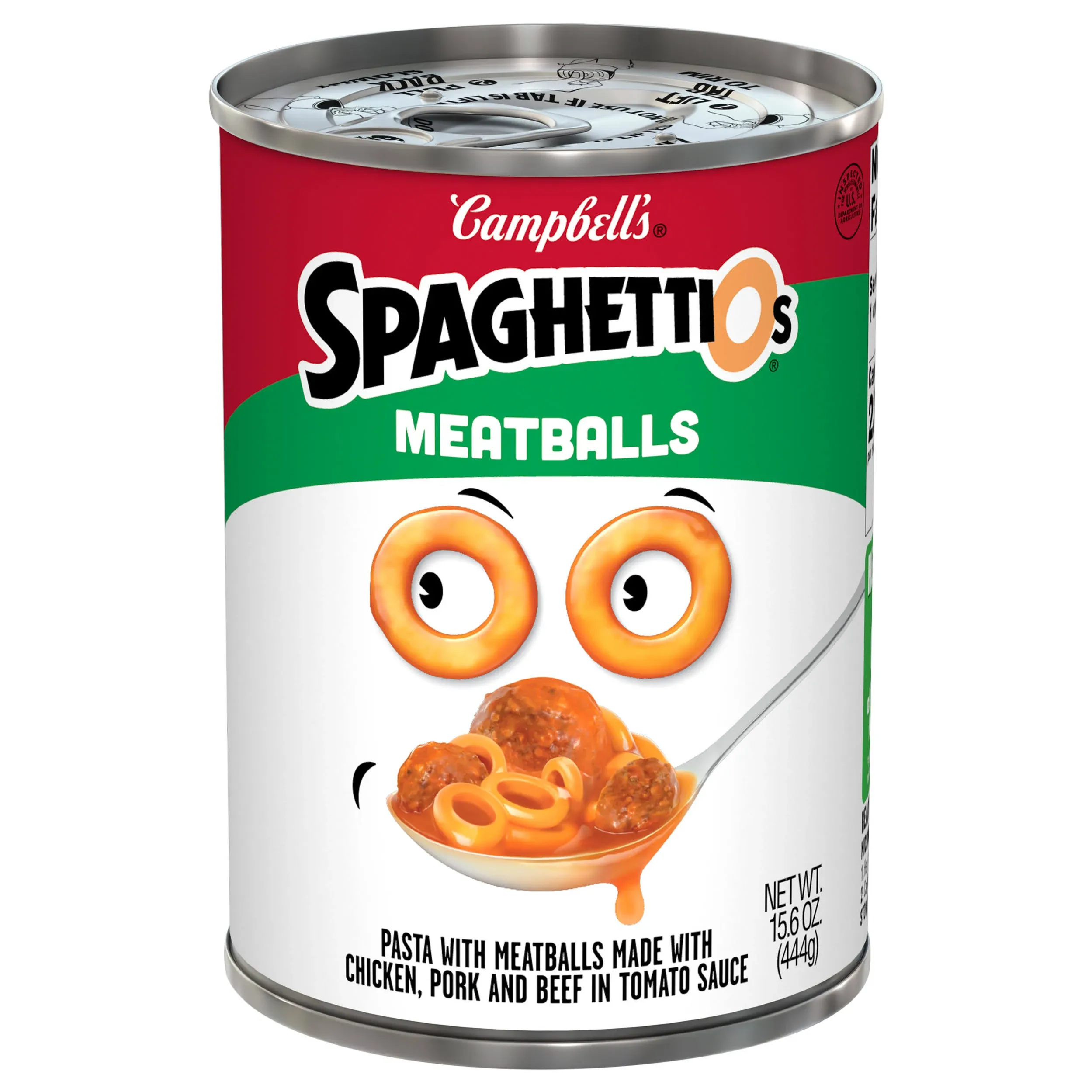 Campbell's Spaghetti O's with Meatballs - 15.6 oz can