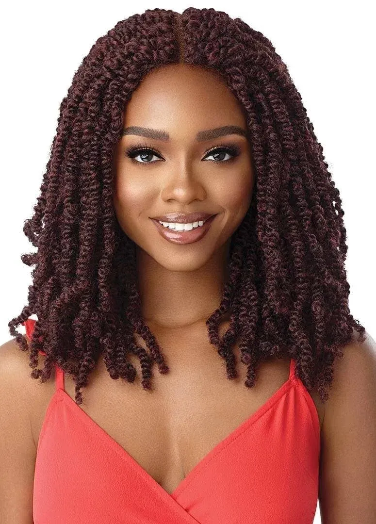 Outre X-Pression Twisted Up Lace Front Braid Wig - WAVY BOMB TWIST 18" (M1B/425)