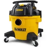 DEWALT 6 Gallon STEALTHSONIC Wet Dry Shop Vac, Powerful Suction & Portable Shop Vacuum with Attachments, Ultra Quiet Heavy Duty Shopvac for Home, Garage, Car, Workshop, Jobsite, DXV06P-QT, 5 Peak HP