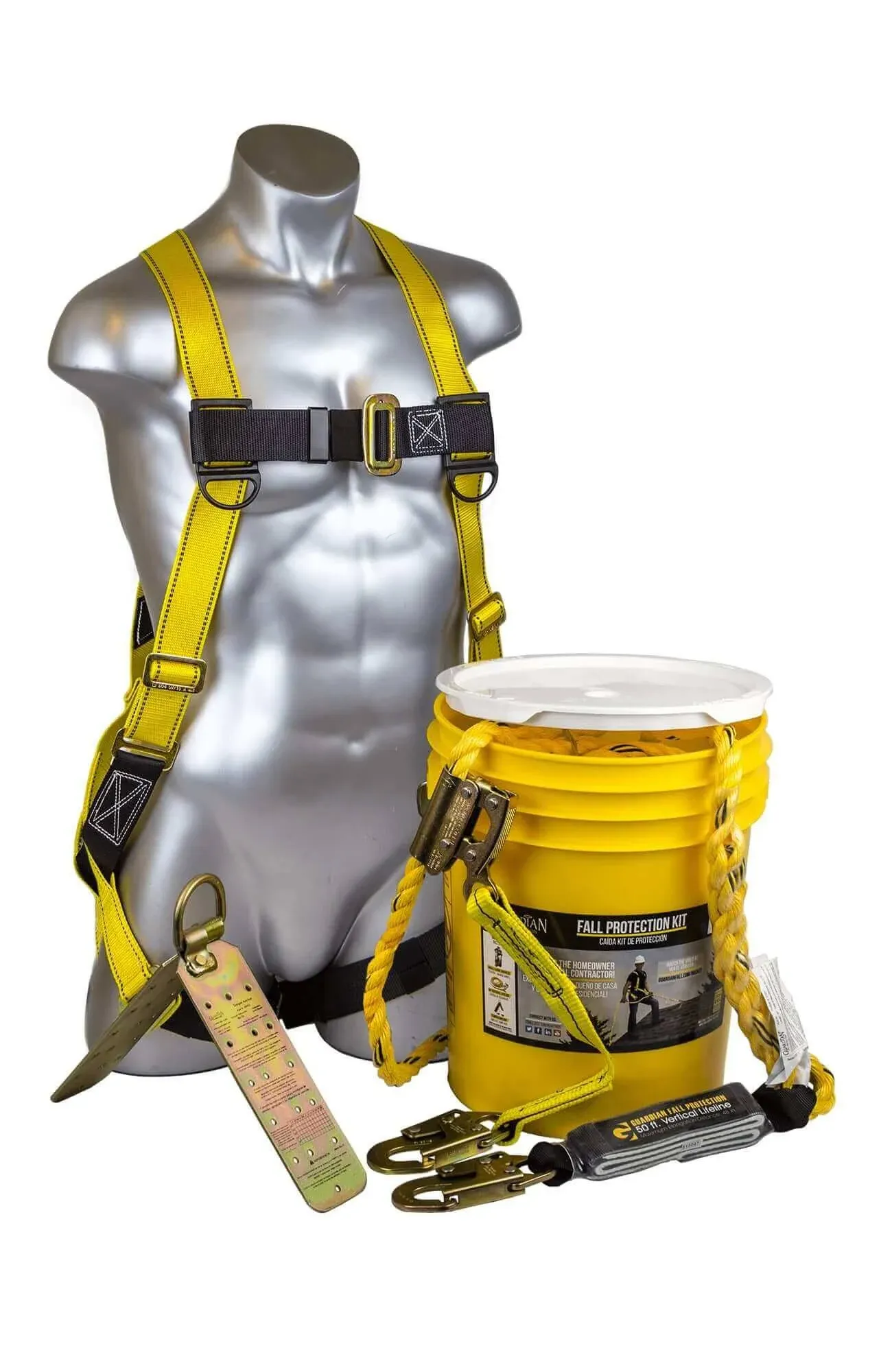 Guardian Fall Protection Rooftop Safe Tie Bucket Kit