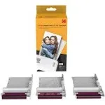 Kodak 30 Pack 4PASS Real Photo (2.1"x3.4") & Laminate Process Cartridge, All-in-One Paper and Color Ribbon Refill-Compatible with Mini 2, Mini 2 Plus, Mini 2 Retro, Mini Shot, Mini Shot 2 Retro