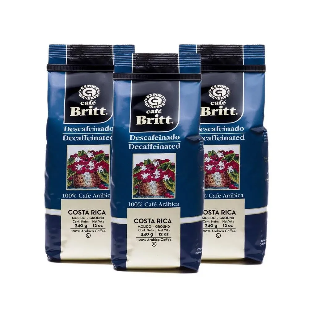 Café Britt Costa Rican Decaffeinated Coffee