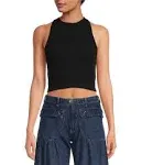 Free People - Hayley Racerback Brami - Black