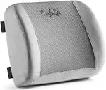 Comfilife Lumbar Support Back Pillow Office Chair and Car Seat Cushion - Memory