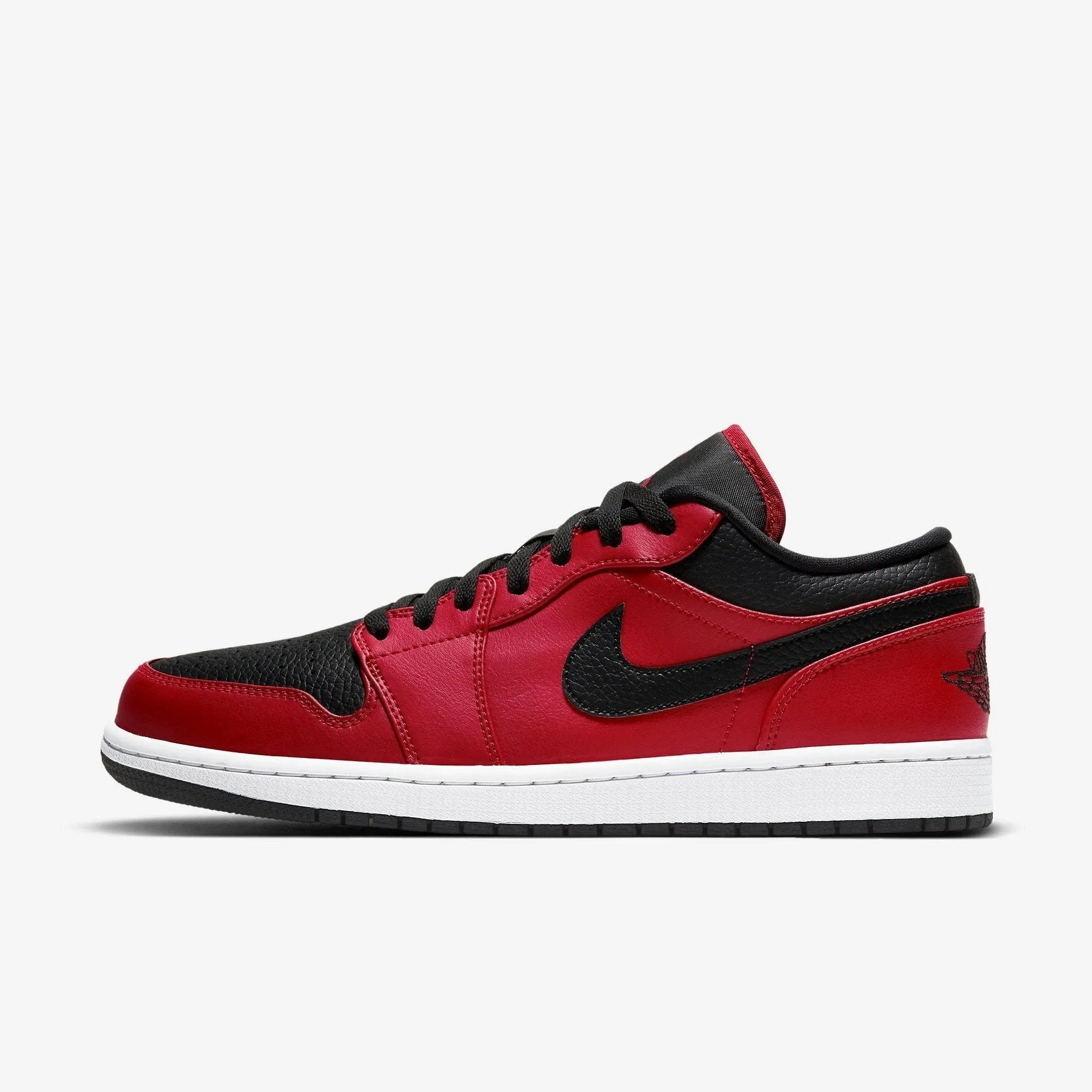 Jordan 1 Low Reverse Bred Pebbled Swoosh Mens 9us