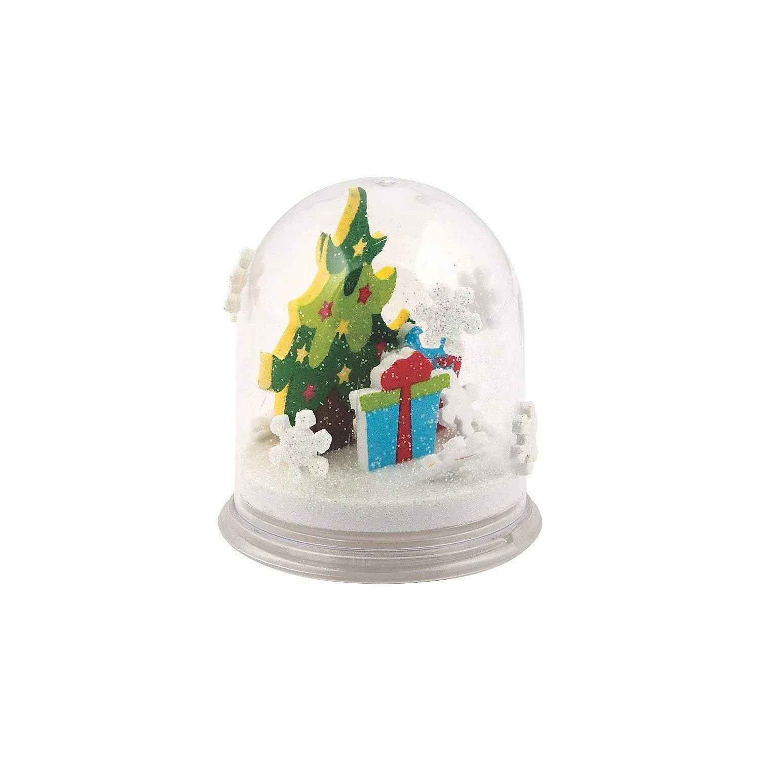 Fun Express Christmas Glitter Snow Globe Craft Kit