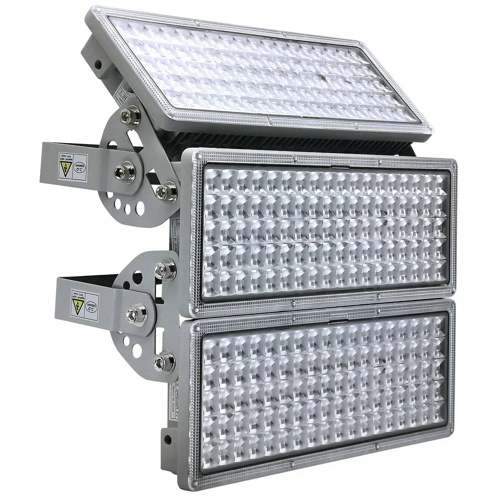 Kekeou GDIDEA LED Flood Light Outdoor 300W Field Lights Stadium Lights LED Floodlights 33000LM 6500K IP67 Waterproof Adjustable Lighting Angle Exterior Flood Lights for Arenas