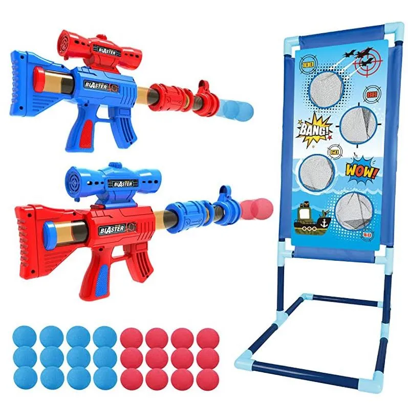 YEEBAY Shooting Game Toy for Age 6, 7, 8,9,10+ Years Old Kids, Boys - 2pk Foam ...