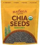 🔥🔥 Mayorga Organics Raw Chia Seeds, 3lb Resealable Bag, USDA Organic