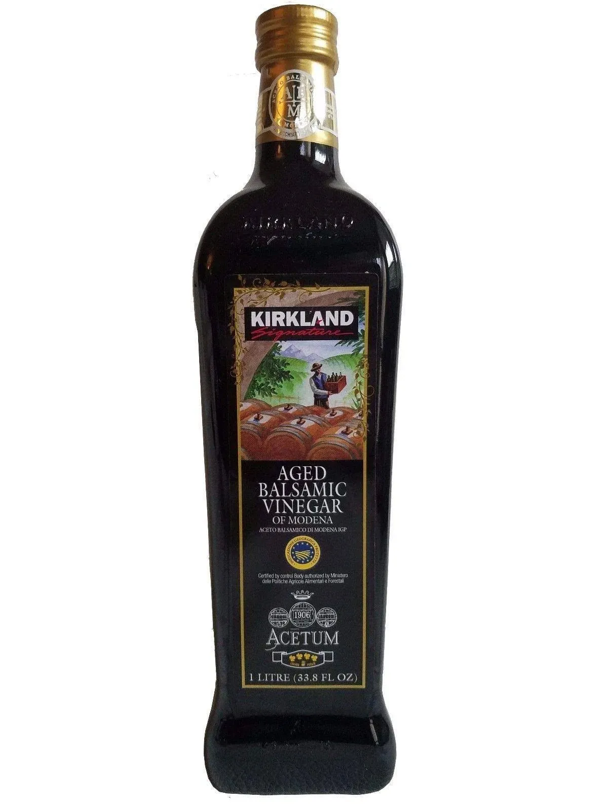 Kirkland Signature Aged Balsamic Vinegar, 1-liter 33.8 fl oz. 1 Bottle