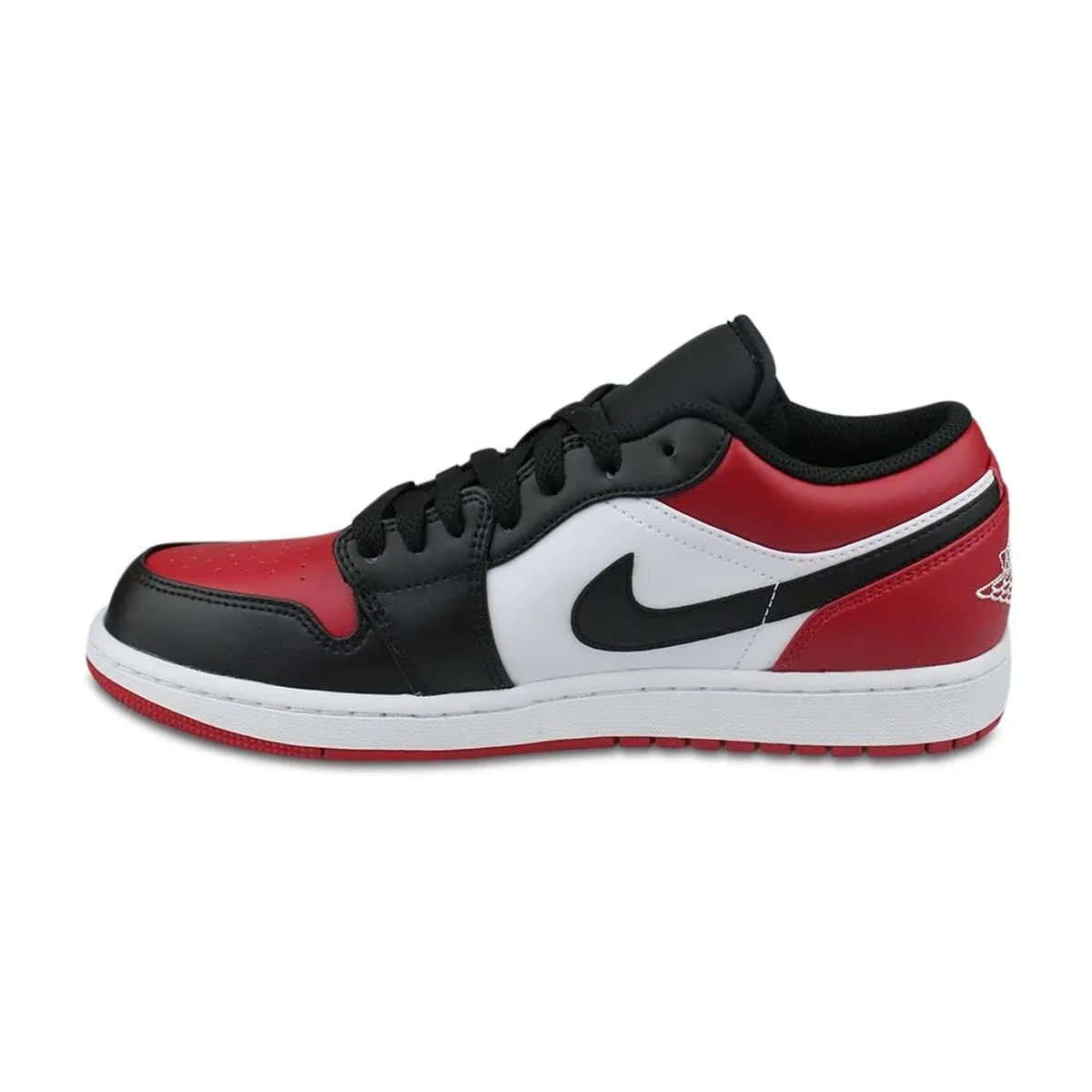 Jordan 1 Low Reverse Bred Pebbled Swoosh Mens 9us