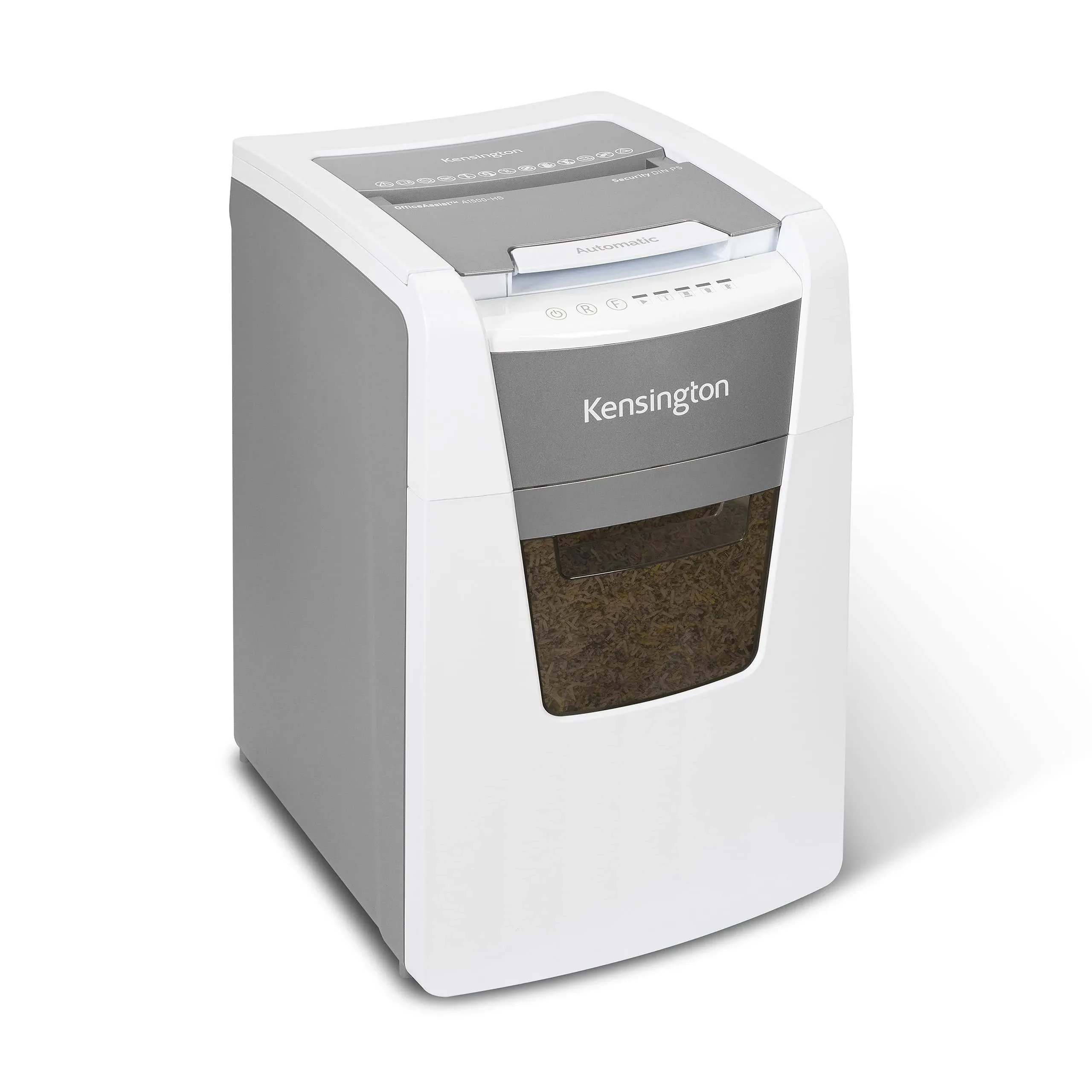 Kensington OfficeAssist Auto Feed Shredder A1500-HS Anti-Jam Micro Cut (K52050AM)