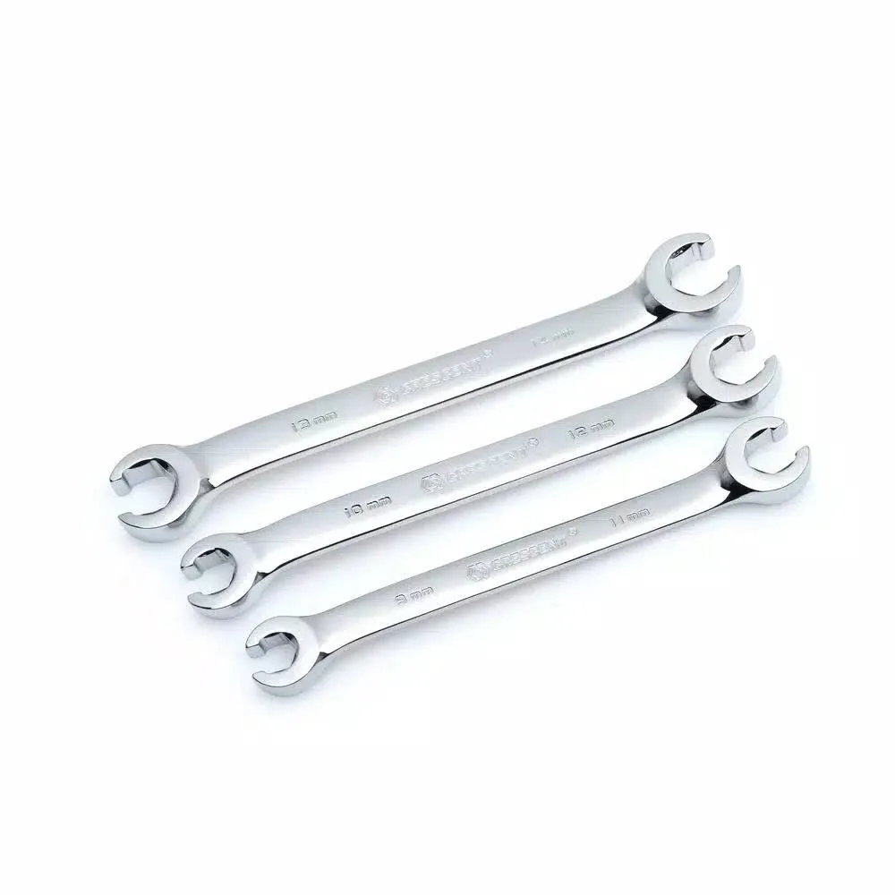 Crescent Metric Flare Nut Wrench Set 10.45 in. L 3 pk