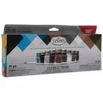 Testors 1019550 0.25 oz Military Solvent-Based Paint Set for Exterior & Interior, Assorted Color - Pack of 6