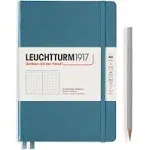 Notebook Medium (A5), Hardcover, 251 numbered pages, Powder, dotted