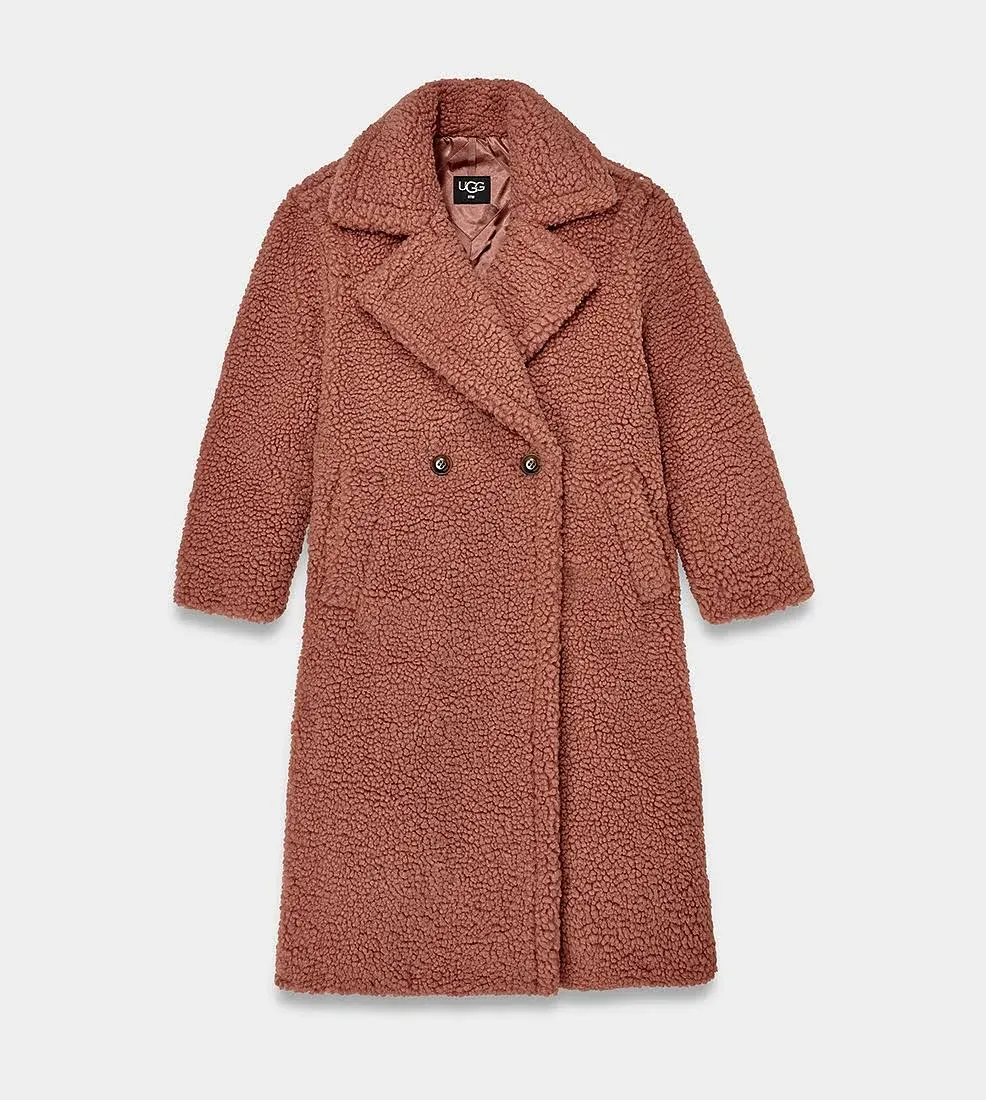 Ugg Women's Gertrude Long Teddy Coat