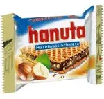 Ferrero Hanuta Wafers with Hazelnut Cream, 18x 2pcs (36pcs)