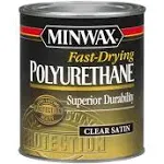 Minwax Clear Satin Fast-Drying Polyurethane