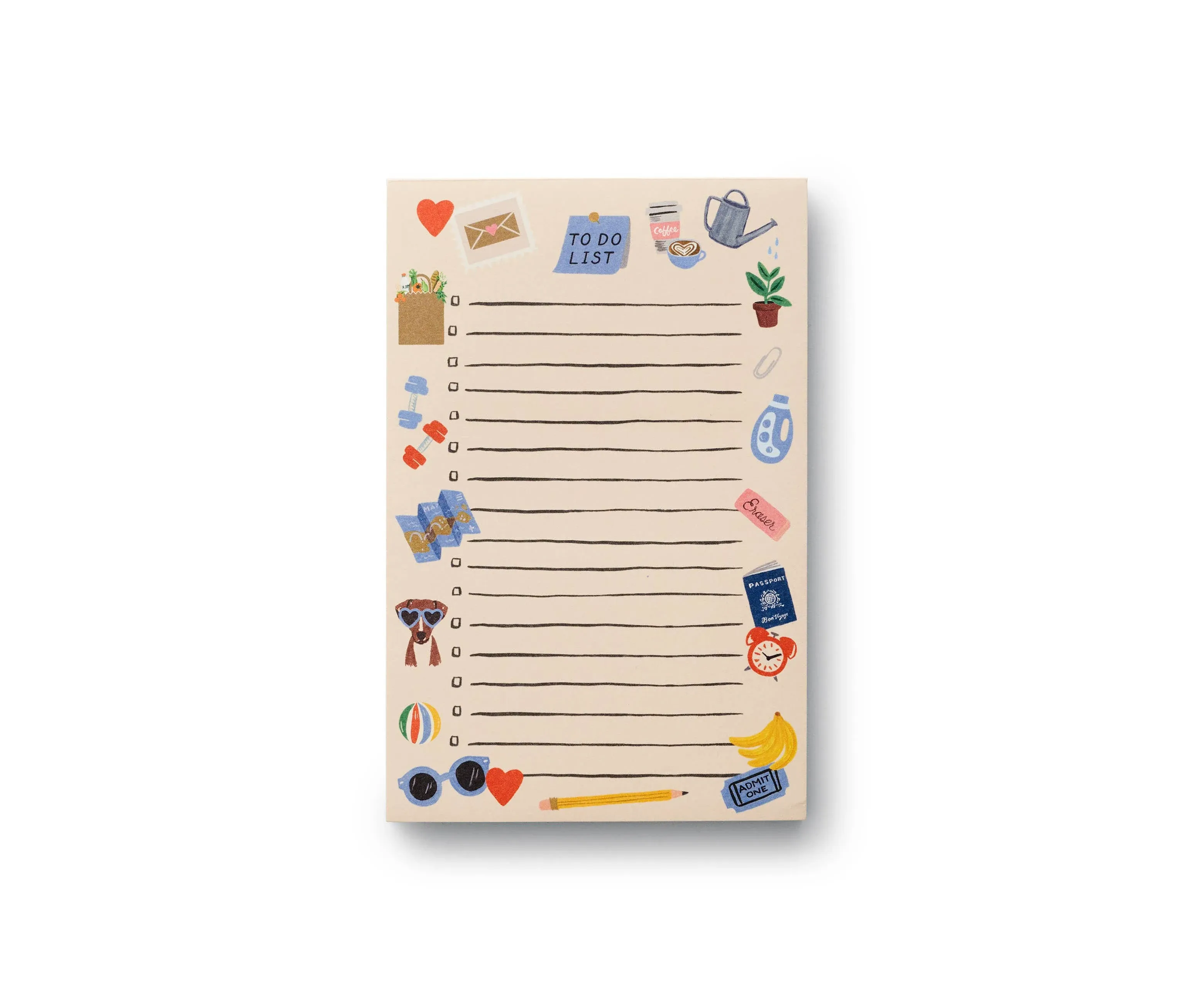 Rifle Paper to Do Checklist Notepad NPM033