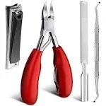 BEZOX Toenail Clippers for Thick Toenail Ingrown Nails Thick Finger Nail Clippers