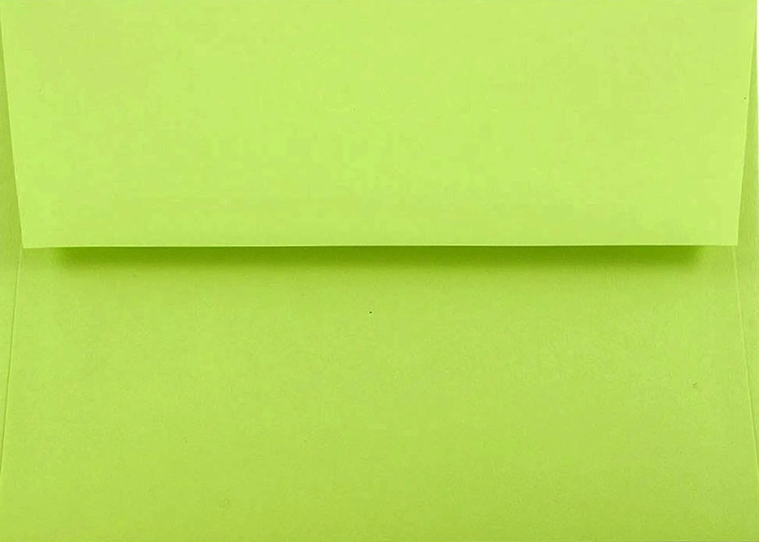 Bright Lime Green A7 - 50 Boxed 5-1/4" x 7-1/4" Invitation Envelopes from The ...