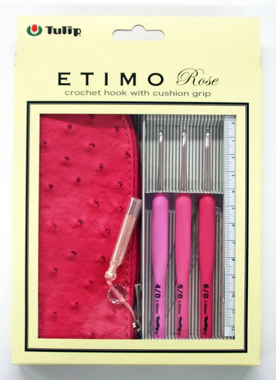 Tulip Crochet Hook Etimo Rose Set Of 3