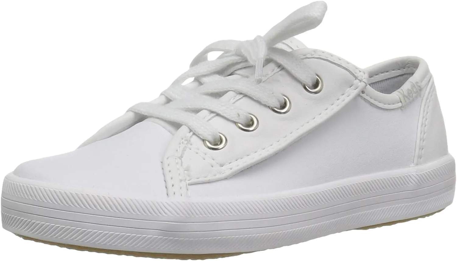 Keds Infant Girls& Kickstart Jr Sneaker, Size: 12, White Leather