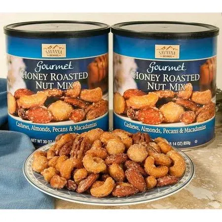 2 Pack | Savanna Honey Roasted Mix Nuts, 30 oz