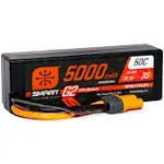 New Spektrum Accessories 5000mAh 3S 11.1V Smart G2 LiPo 50C Hard Case IC5