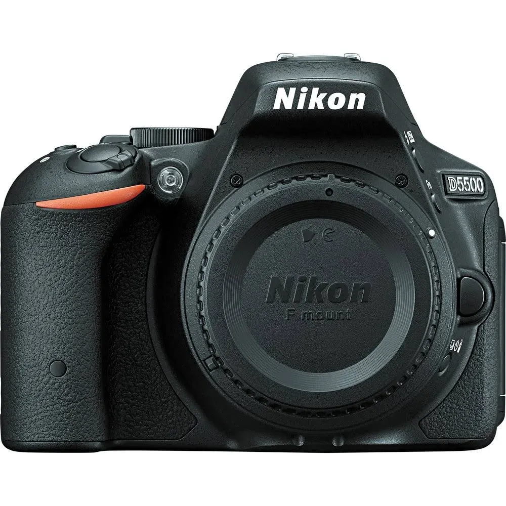 Nikon D5500 DX-format Digital SLR Dual Lens Kit w/ - Nikon AF-P DX NIKKOR 18-55mm f/3.5-5.6G VR & Nikon AF-P DX NIKKOR 70-300mm f/4.5-6.3G ED Lens