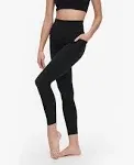 Beyond Yoga Spacedye Out Of Pocket High Waisted Midi Legging in Darkest Night