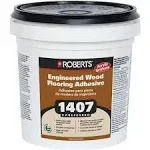 Roberts 1407-1 Floor Adhesive, 1407 Series, Beige, 1 Gal, Pail